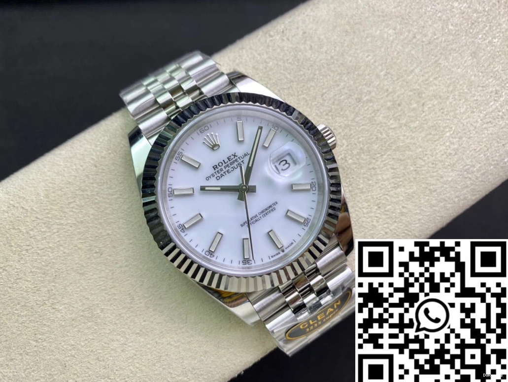 Datejust Factory Clean Stainless Rolex Steel M126334-0010 0304